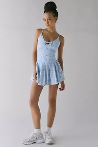 LoveShackFancy Hubert Bow Floral Active Dress