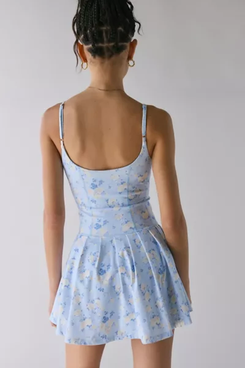 LoveShackFancy Hubert Bow Floral Active Dress