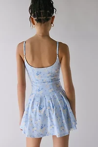 LoveShackFancy Hubert Bow Floral Active Dress