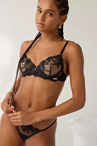 Bluebella Marselle Sheer Embroidered Mesh Wired Bra