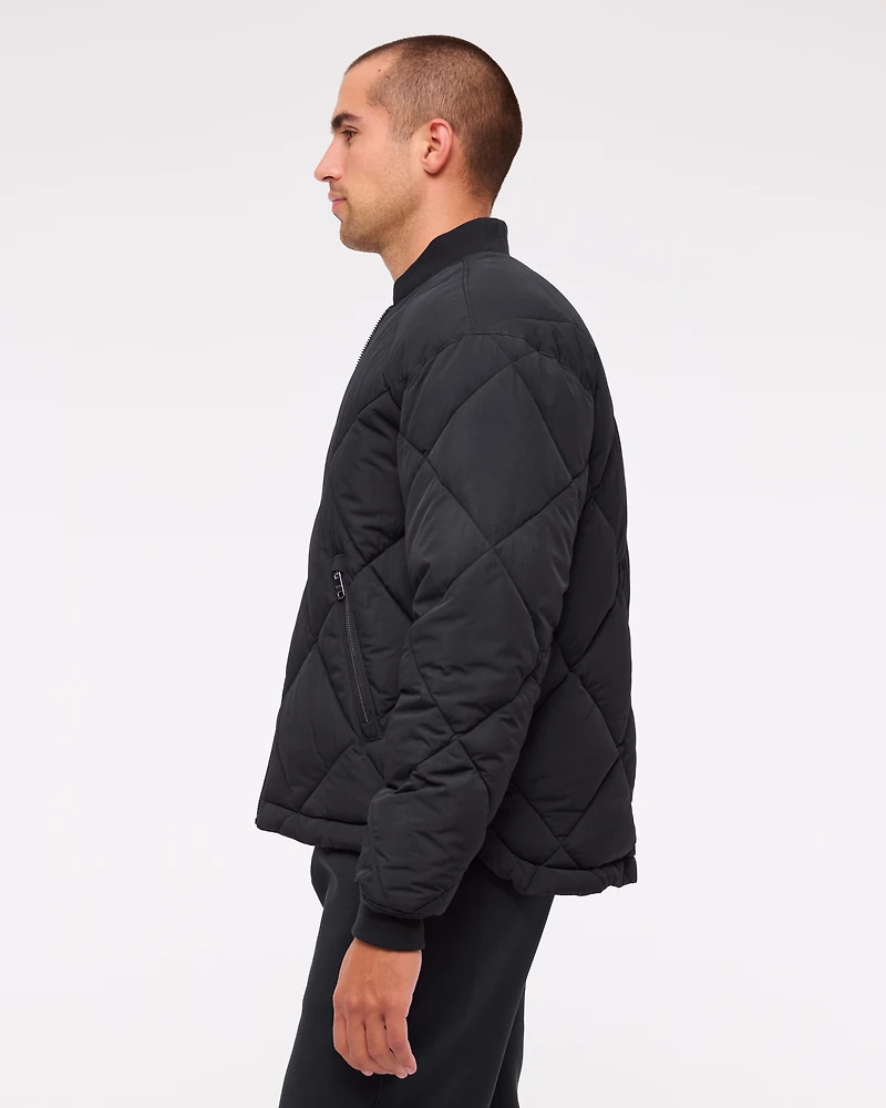 YPB Quilted Bomber Jacket