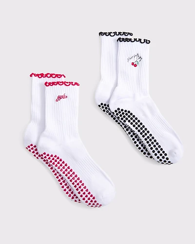 2-Pack YPB Grip Socks