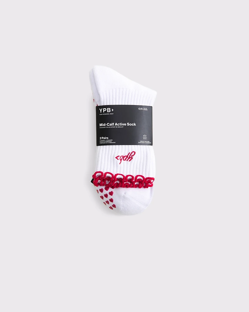 2-Pack YPB Grip Socks