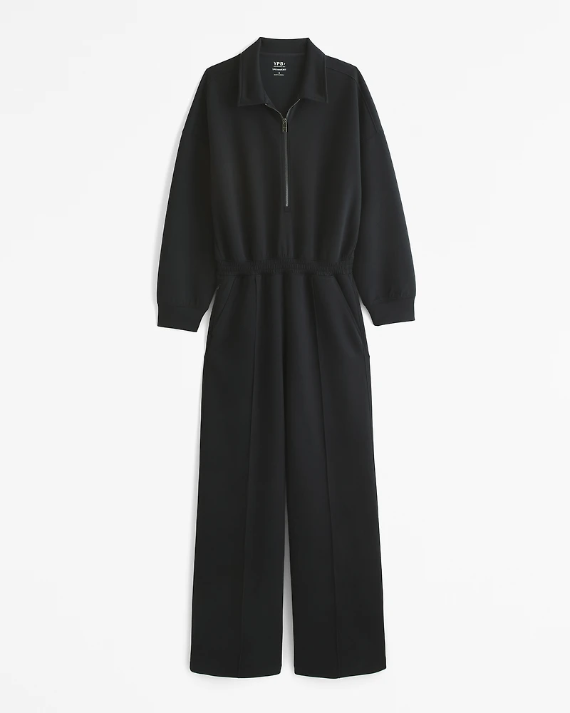 YPB neoKNIT Long-Sleeve Half-Zip Jumpsuit