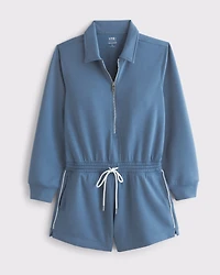 YPB neoKNIT Long-Sleeve Half-Zip Romper