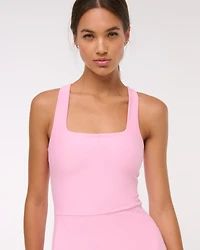 YPB sculptLUX Cross-Back Mini Dress