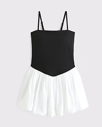 YPB sculptLUX Bubble Hem Mini Dress