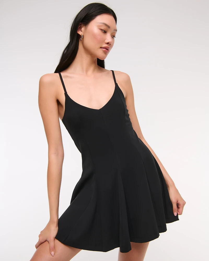 YPB studioFLEX Fit & Flare Mini Dress