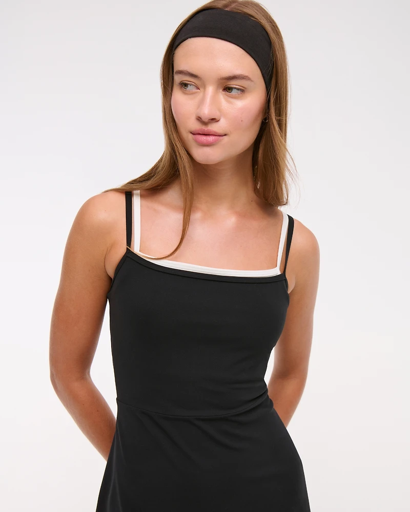 YPB studioFLEX Double-Layered Mini Dress