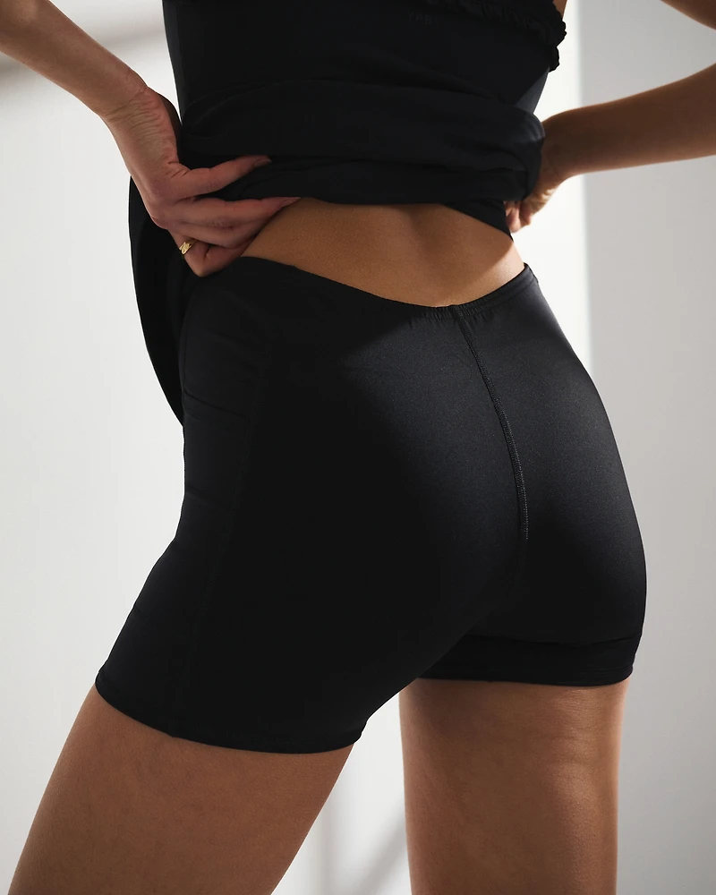 YPB studioFLEX Scrunchie Strap Mini Dress