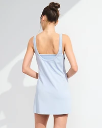 YPB On The Go Double-Layered Mini Dress