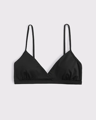 Satin V-Neck Bralette