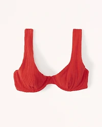 Terry Wide Strap Underwire Bikini Top