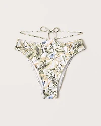 Tie-Back High-Waist Cheeky Bottoms