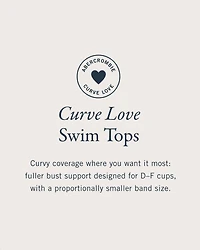 Curve Love Ruffle Strap Underwire Bikini Top