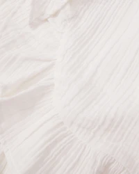 Gauzy Beach Ruffle Skirt Coverup