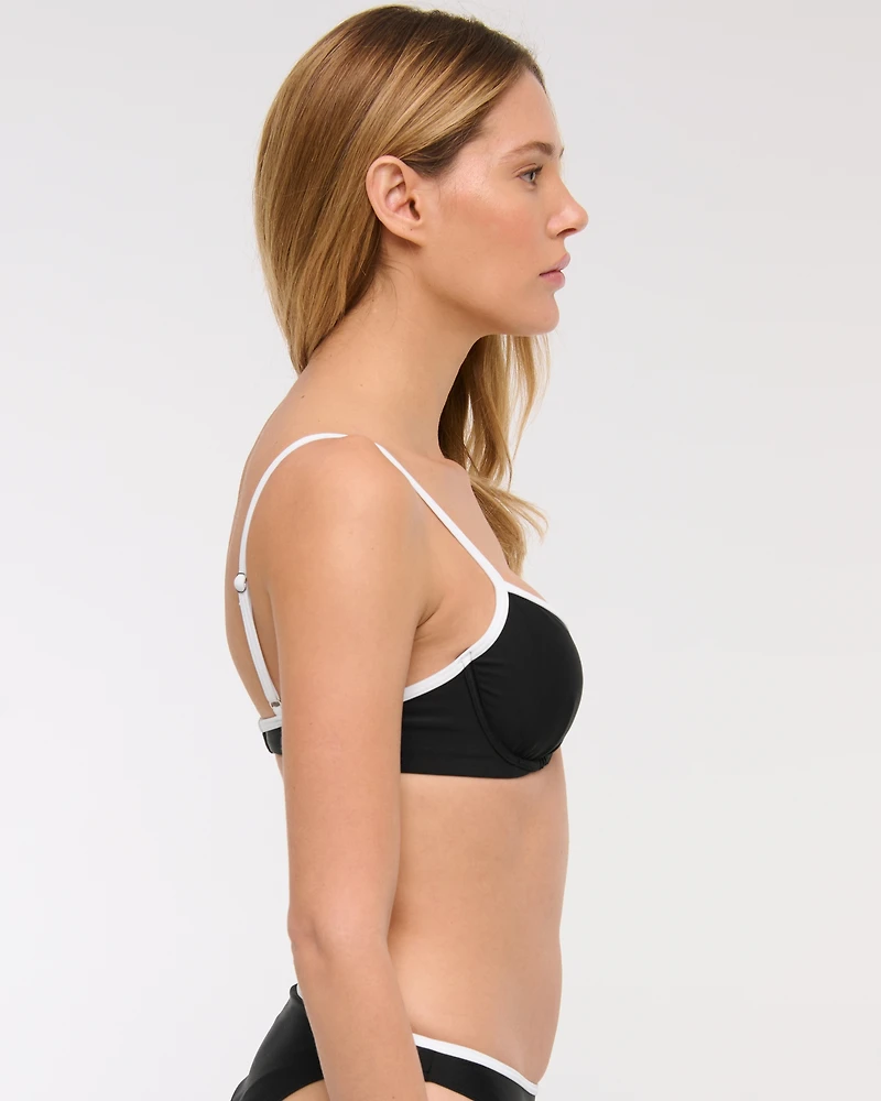 90s Clean Underwire Bikini Top