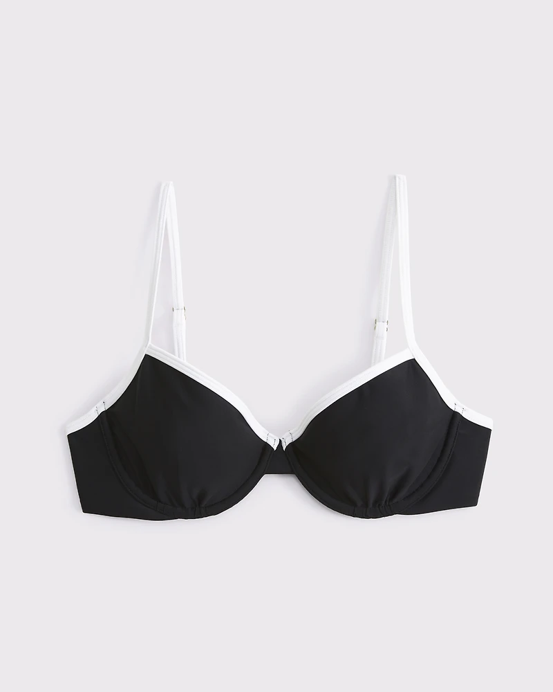 90s Clean Underwire Bikini Top