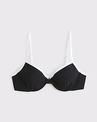 90s Clean Underwire Bikini Top