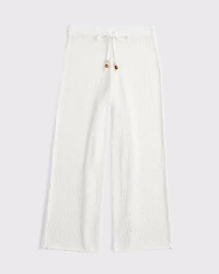 Mid Rise Crochet-Style Coverup Pant