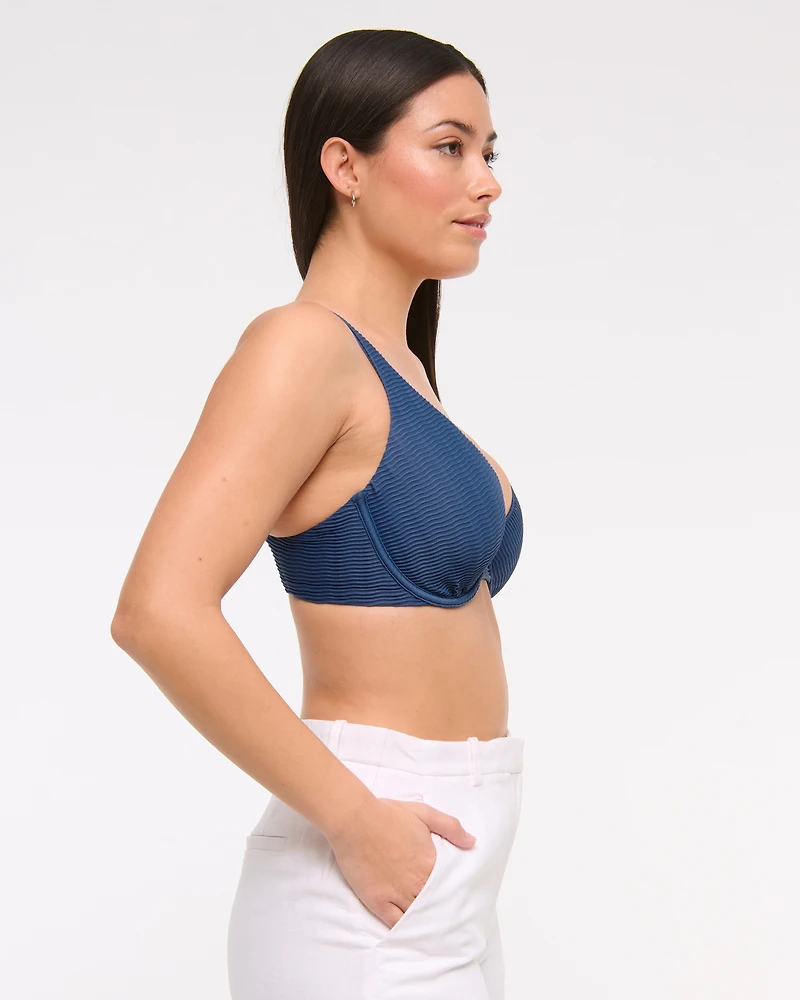 Curve Love High Apex Underwire Bikini Top