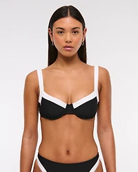 Wide Strap Underwire Bikini Top