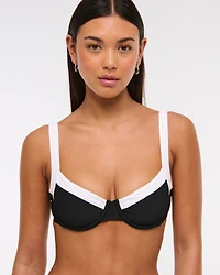 Wide Strap Underwire Bikini Top