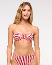 Knot-Front Bandeau Swim Top