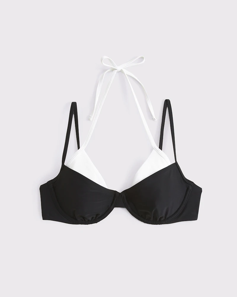 Layered Underwire Bikini Top