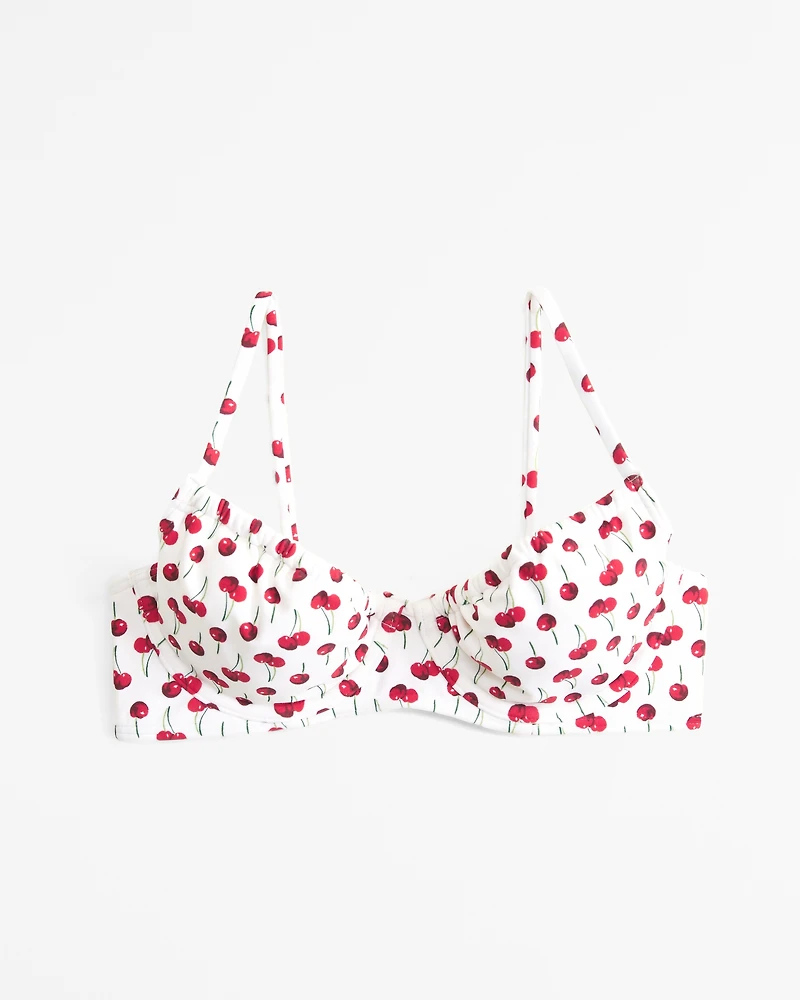 Cinched Underwire Bikini Top