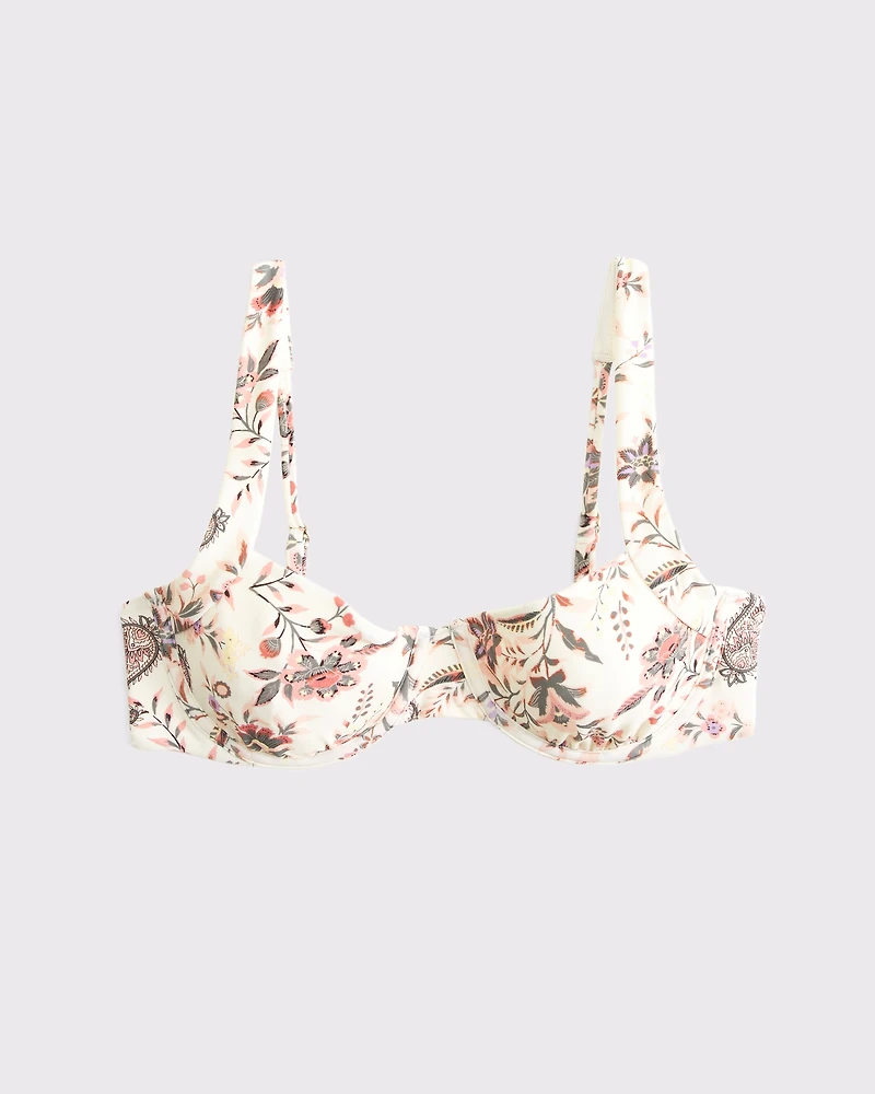 Wide Strap Underwire Bikini Top