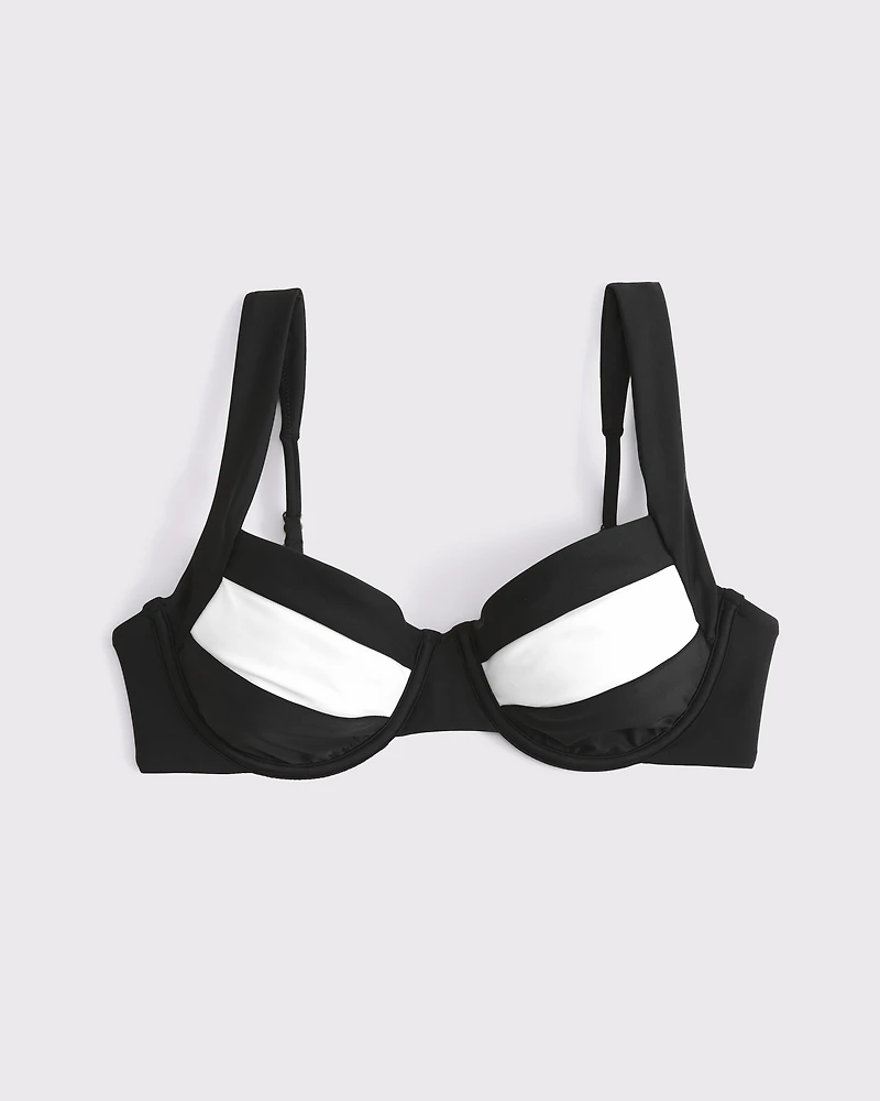 Wide Strap Underwire Bikini Top