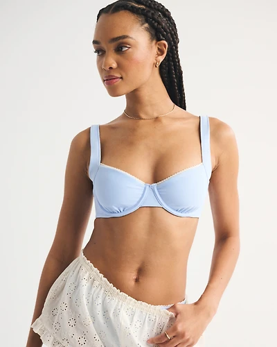 Reversible Wide Strap Underwire Bikini Top