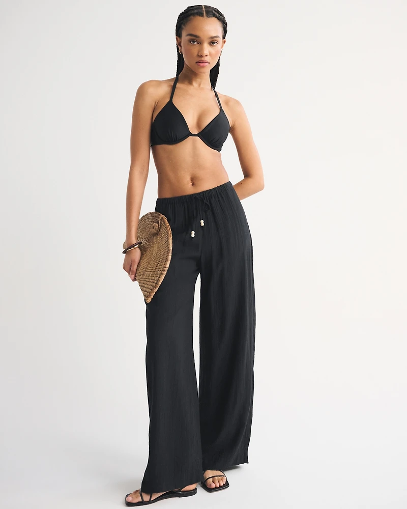 Halter Triangle Underwire Bikini Top