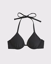 Halter Triangle Underwire Bikini Top
