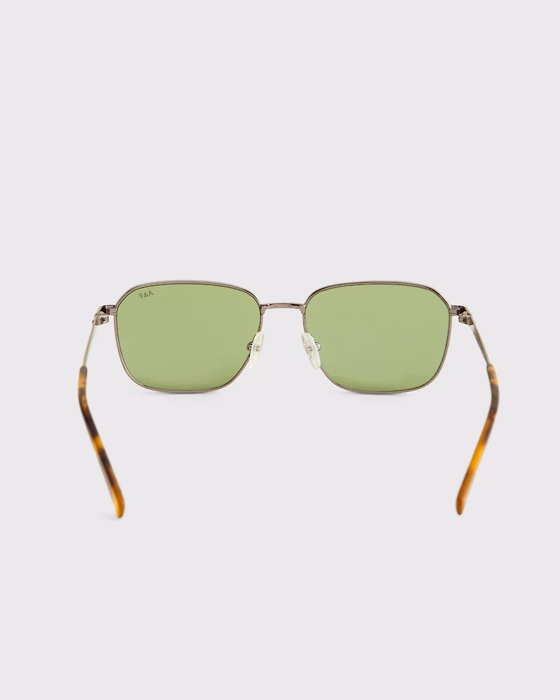 Semi-Rimless Sunglasses