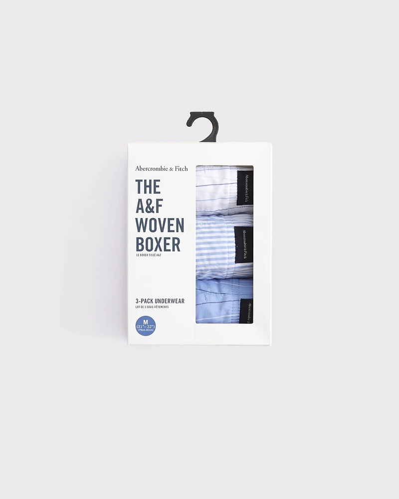 Pack Woven Logo Boxers