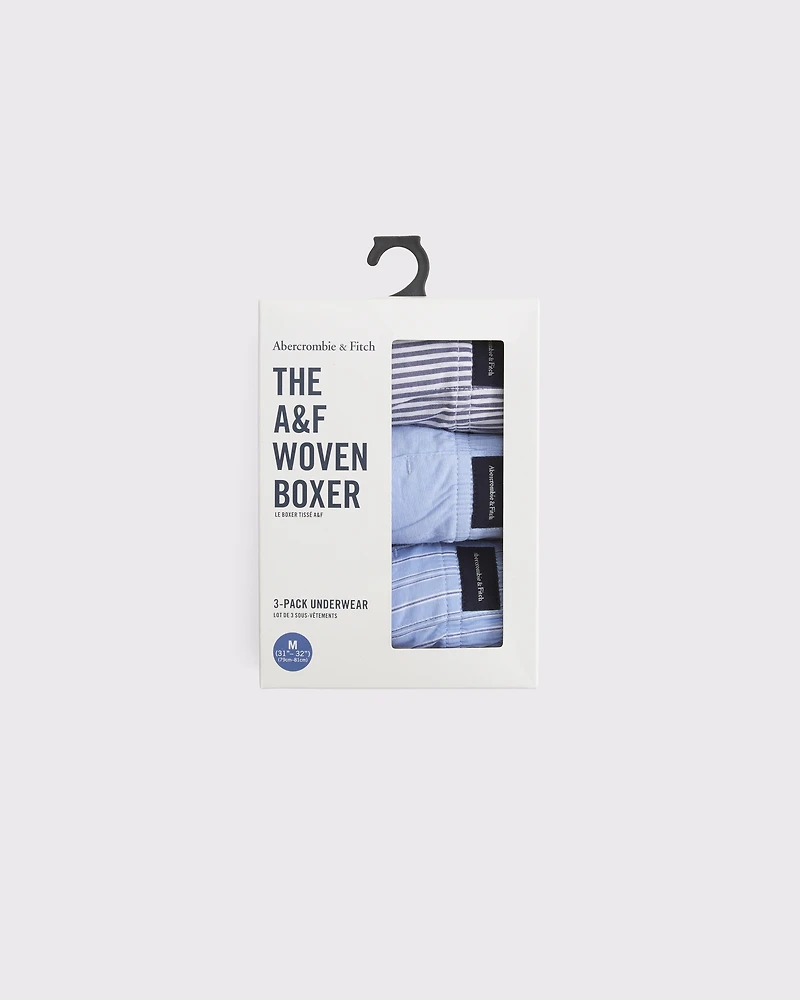 Pack Woven Logo Boxers