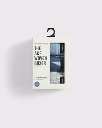3-Pack Woven Logo Boxers