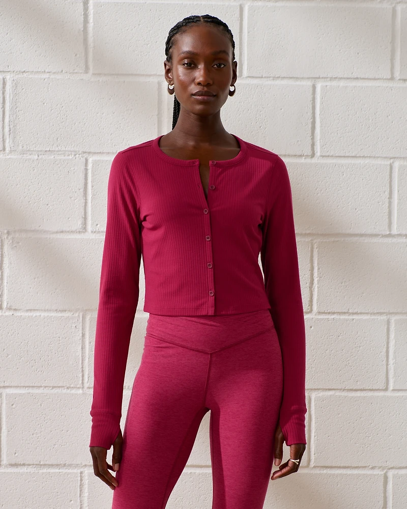 YPB Active Rib Cardigan