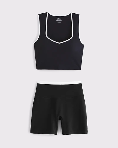 YPB studioFLEX Tank & Bike Short Set