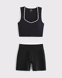 YPB studioFLEX Tank & Bike Short Set