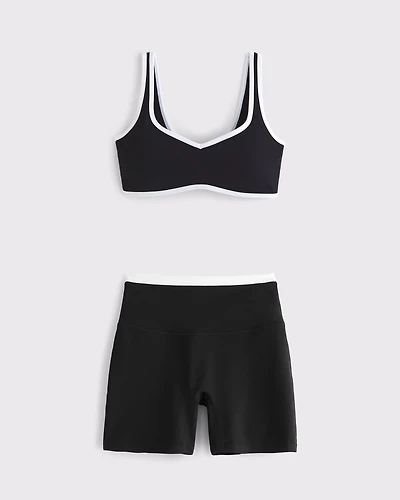 YPB studioFLEX Sports Bra & Bike Short Set