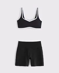 YPB studioFLEX Sports Bra & Bike Short Set