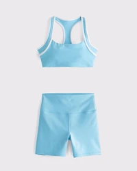 YPB sculptLUX Sports Bra & Bike Short Set