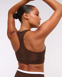 YPB studioFLEX High-Neck Mesh Sports Bra