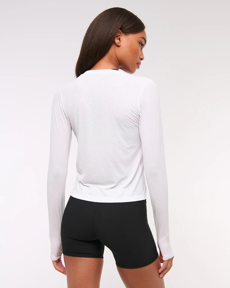 YPB Active Featherweight Tie-Front Cardigan