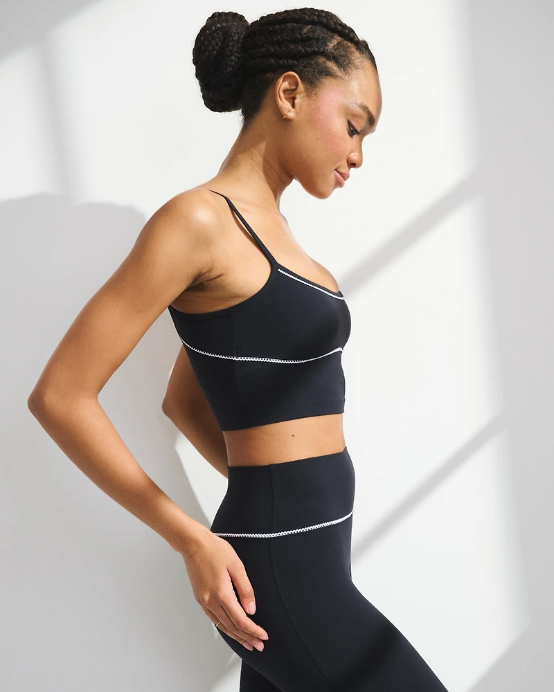 YPB studioFLEX Picot-Trim Scoopneck Tank