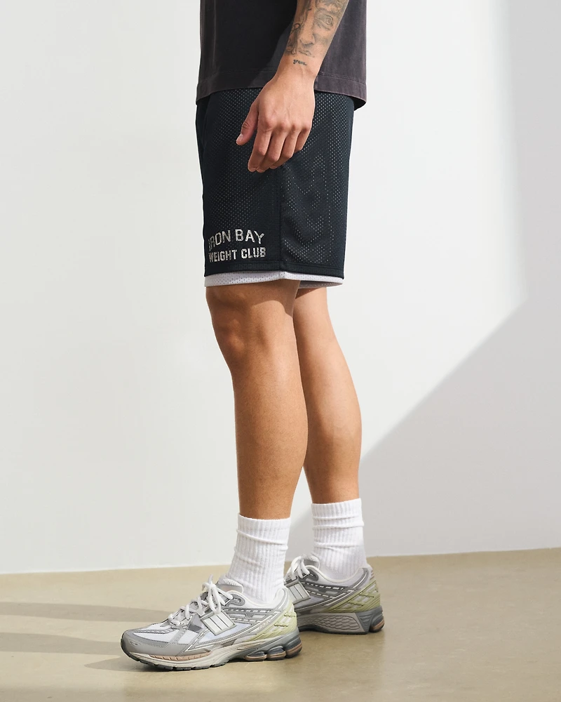 YPB Double-Layered Mesh Short