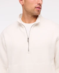 YPB Textured Ribbed Half-Zip